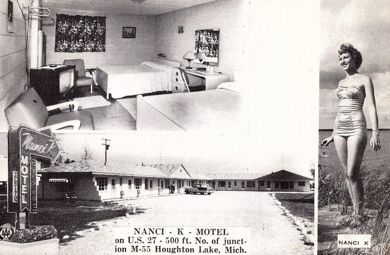 Nanci-K-Motel (Way North Motel and Cabins) - Old Postcard